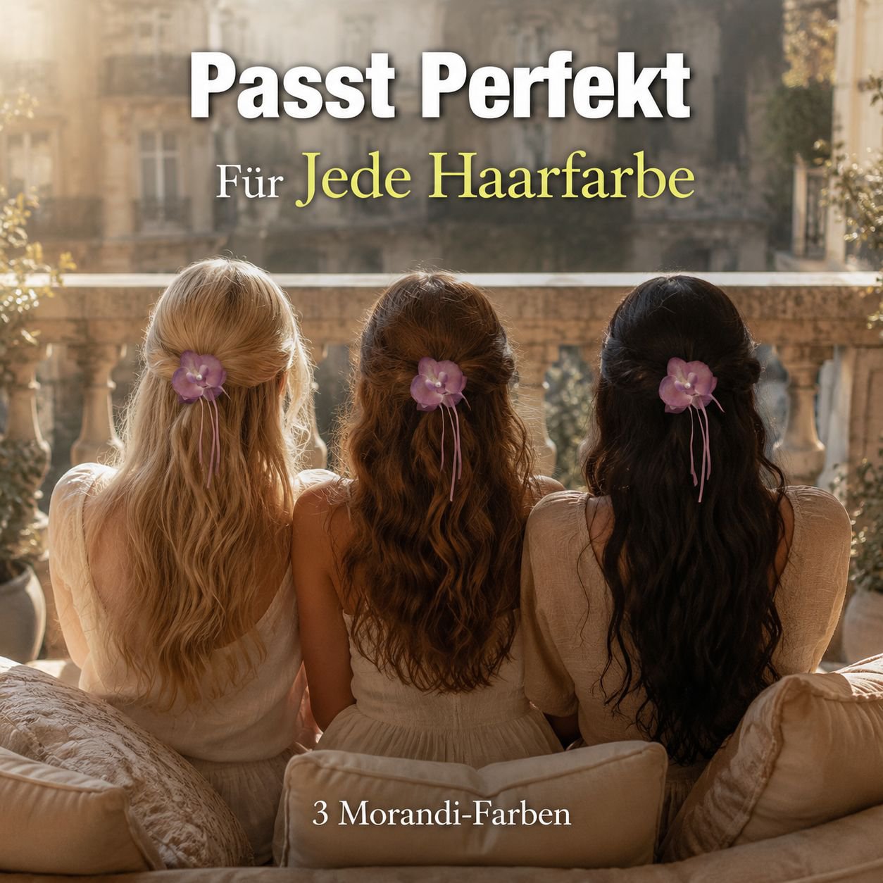 Superfeenhaftes Blumen-Haarclip, Ballett-Stil Haarschmuck für Strand und Fotoshooting