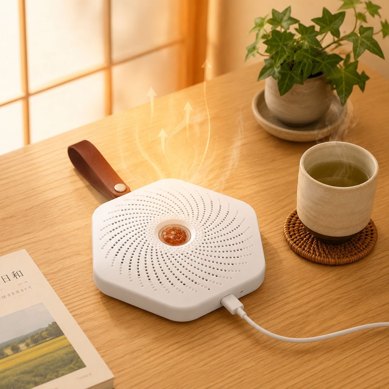 環境に優しい省エネUSB充電クローゼット用除湿器