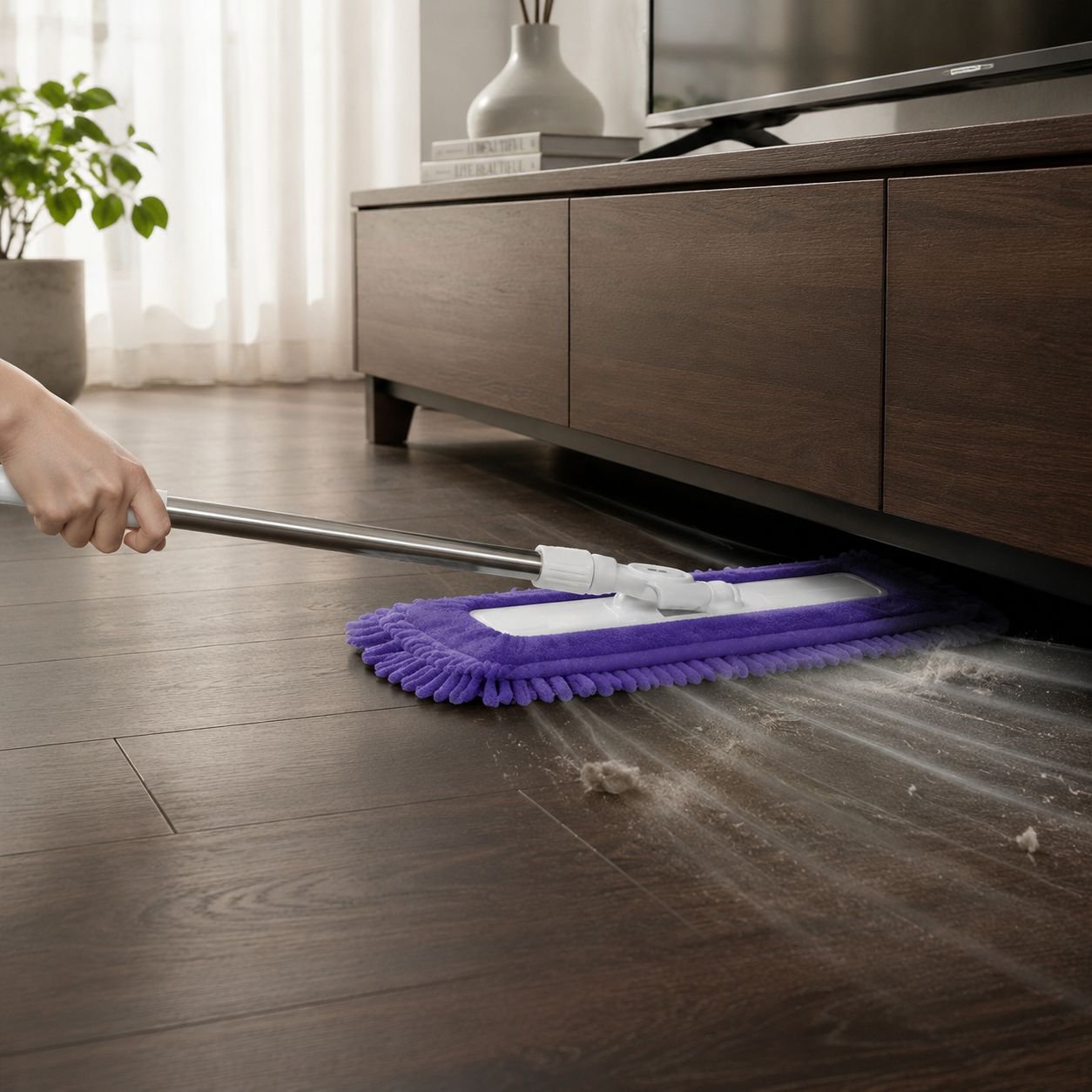 Multi-functional Long Handle Mop for Large Range Cleaning