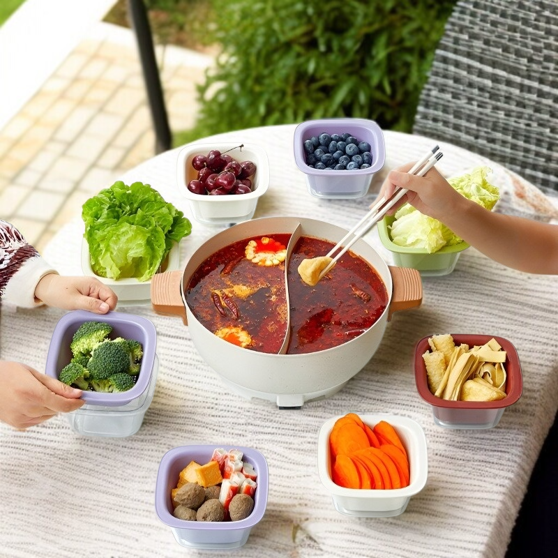 튼튼한 두꺼운 바구니 세트