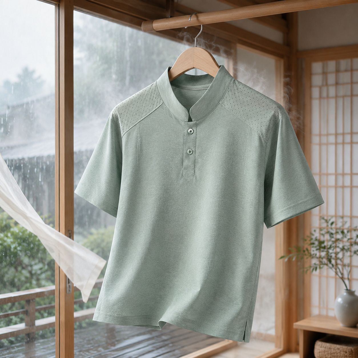 シンプルで合わせやすいメンズ半袖Tシャツ