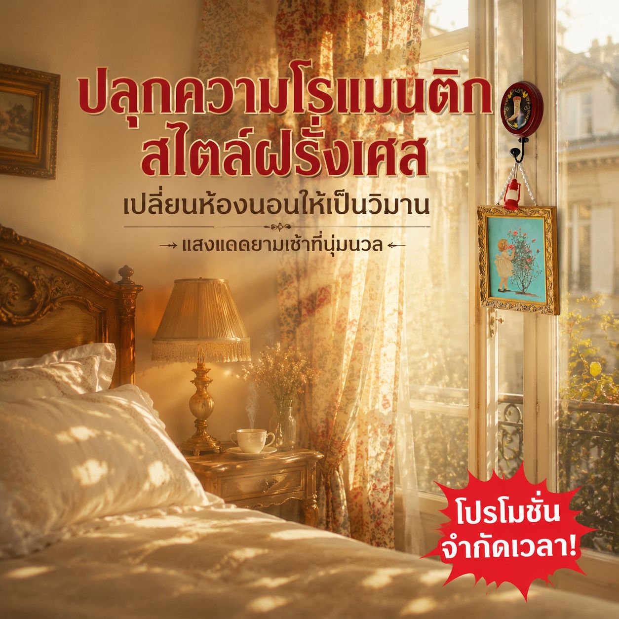 ชุดผ้าม่านกันแสงสำหรับหน้าต่างเล็ก สไตล์นอร์ดิก 2 ชิ้น