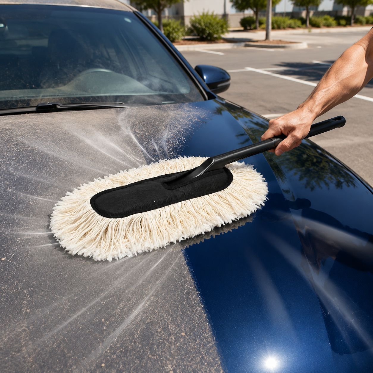Microfiber Car Wash Mop for Gentle Cleaning