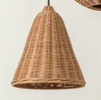 Rattan pendant light