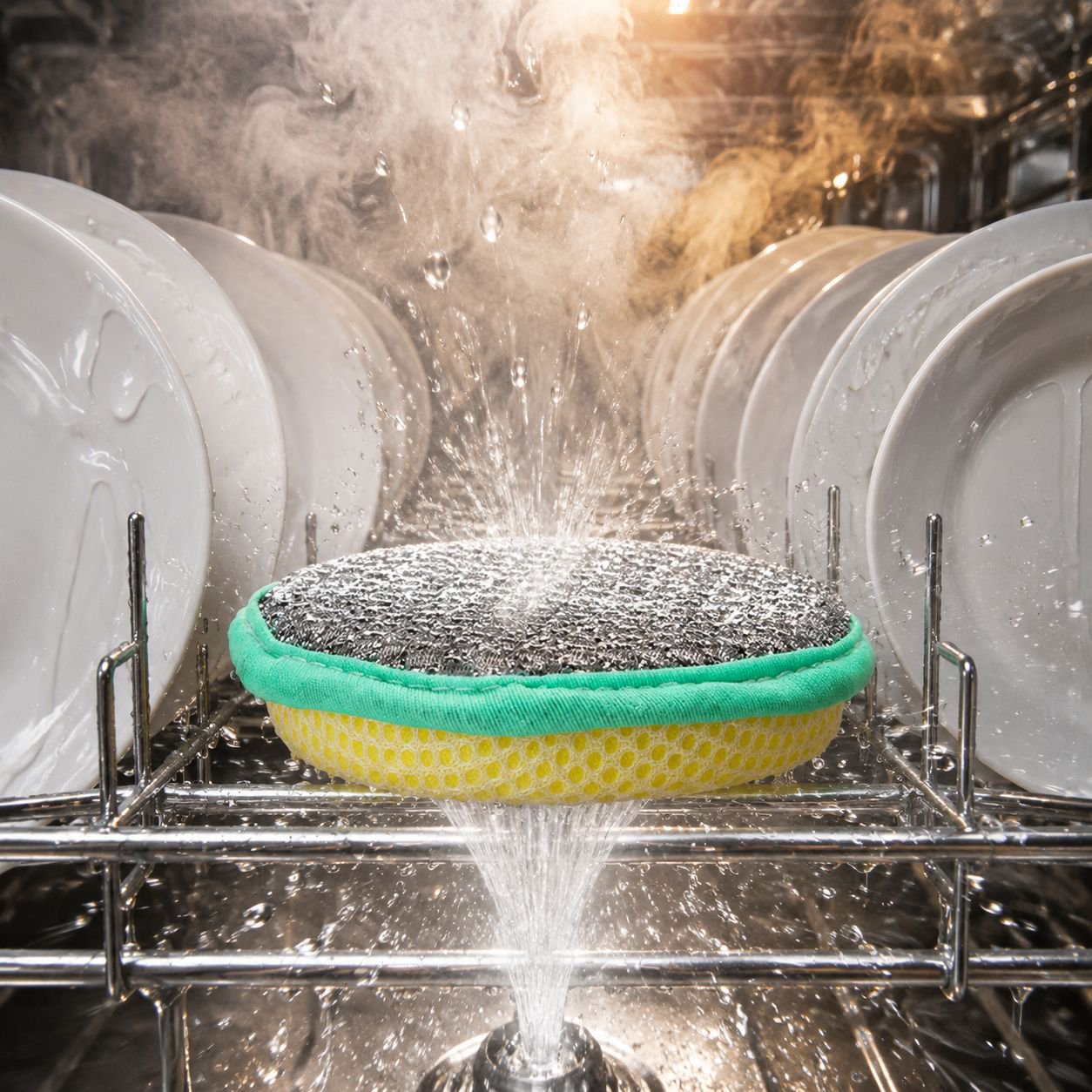 Easy-grip kitchen sponge for daily cleaning tasks