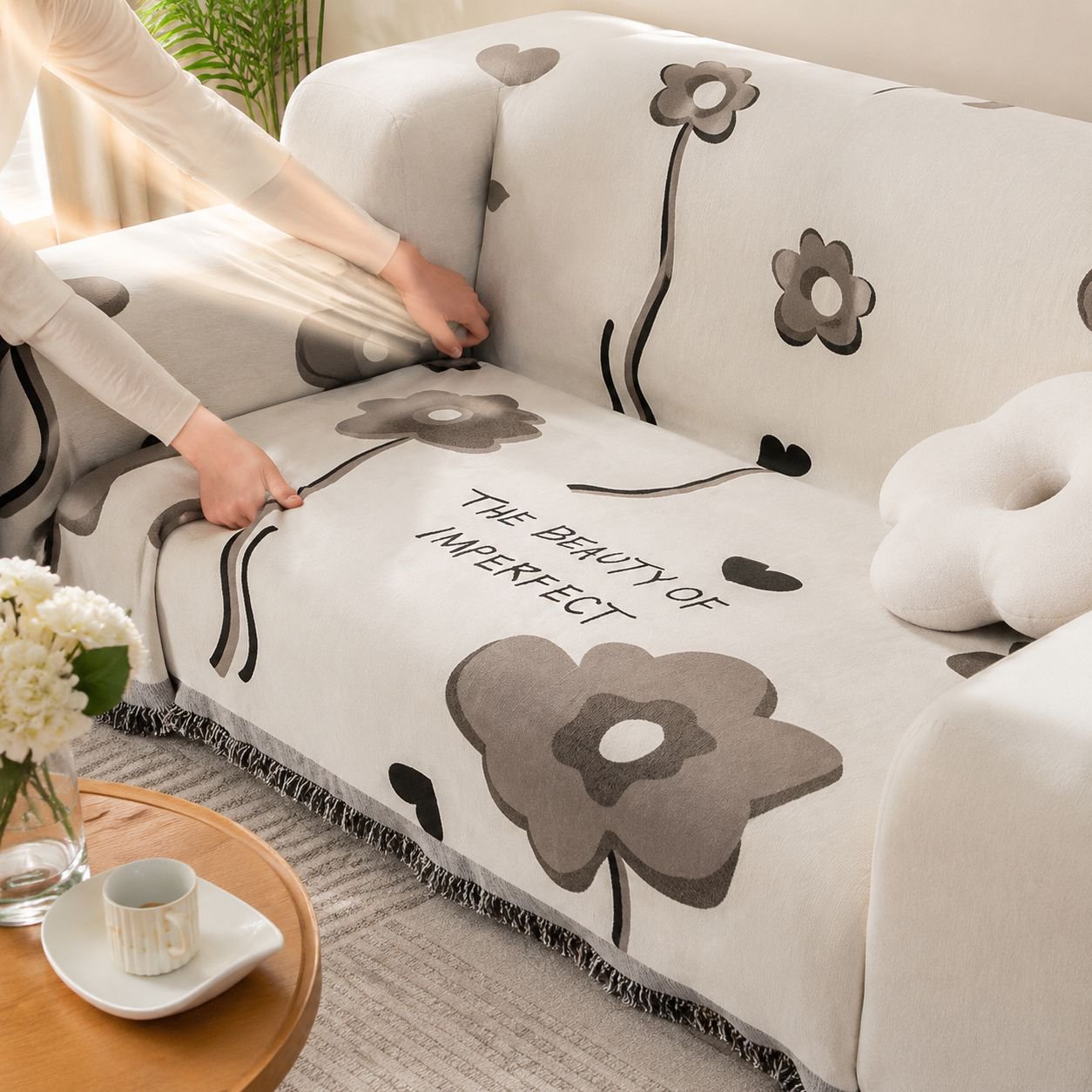 Premium Nordic Sofa Protector Cover