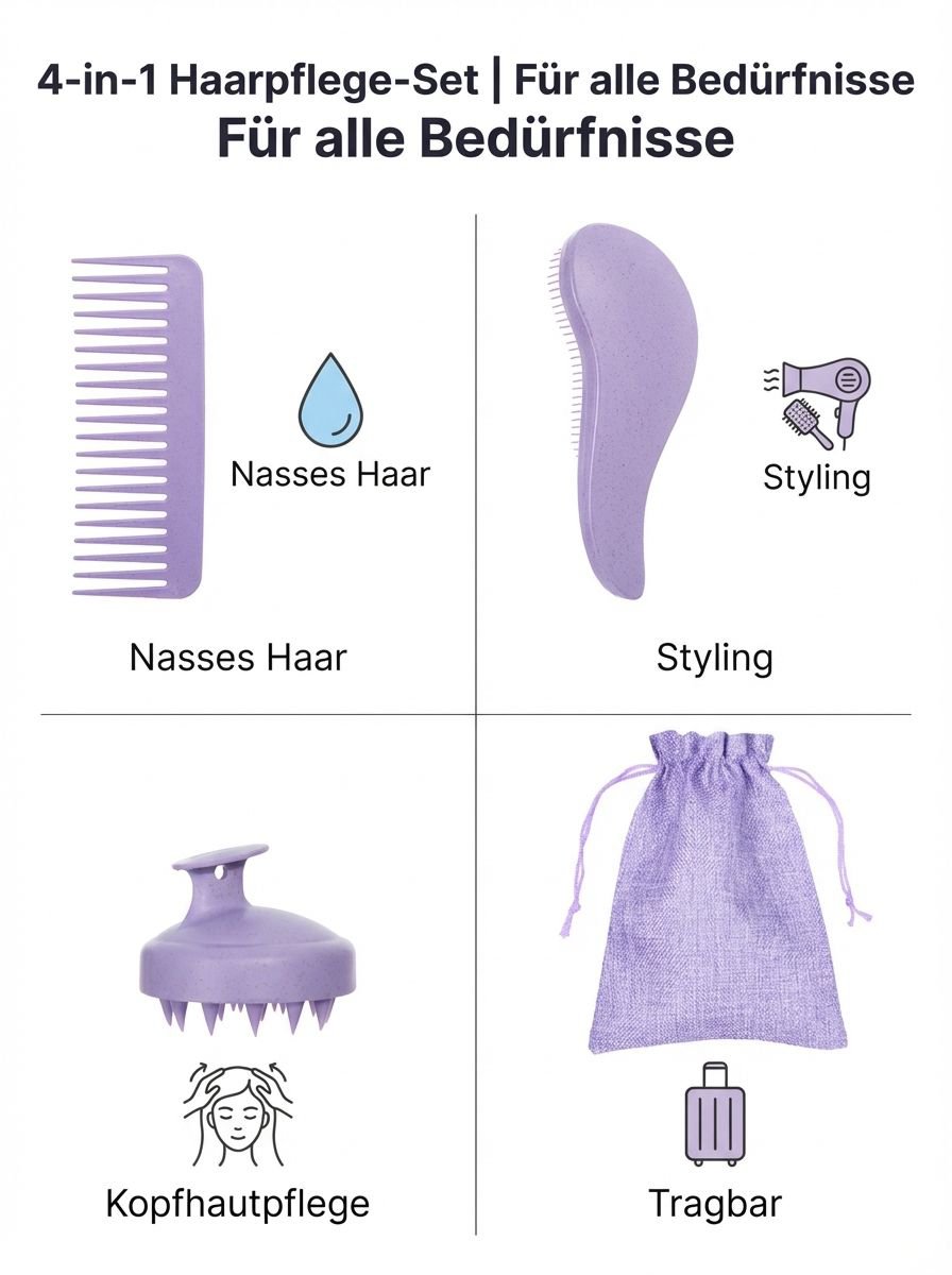 Haarkamm-Set als perfektes Geschenk für Frauen