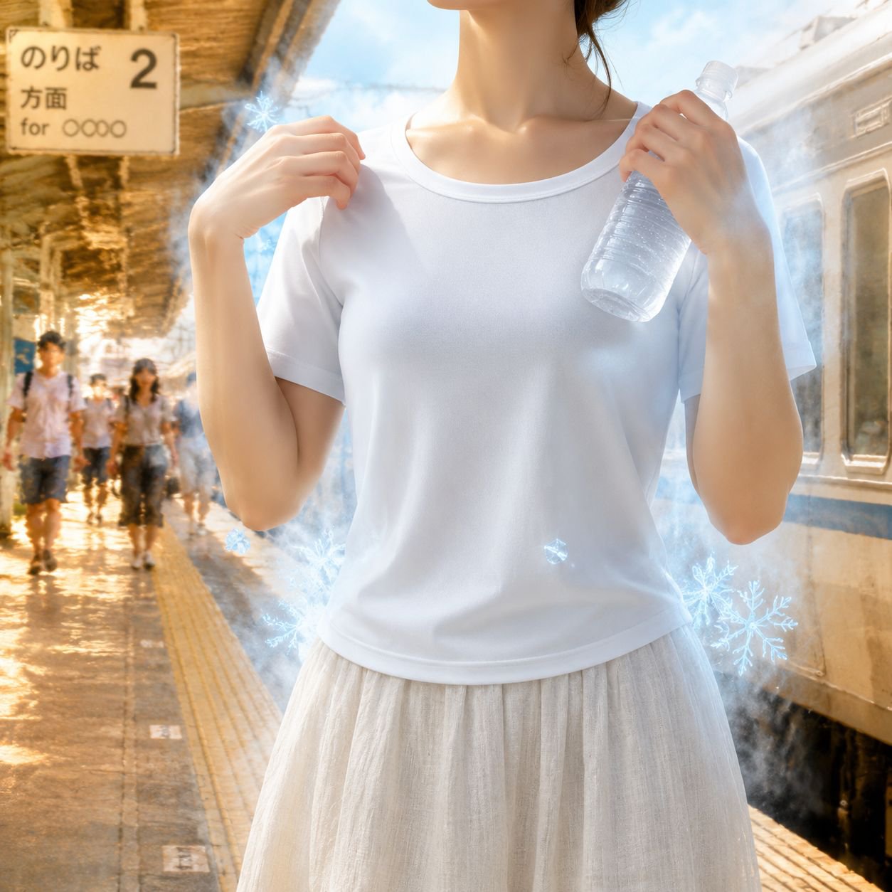 UネックTシャツ 女性用 ファッションアイテム