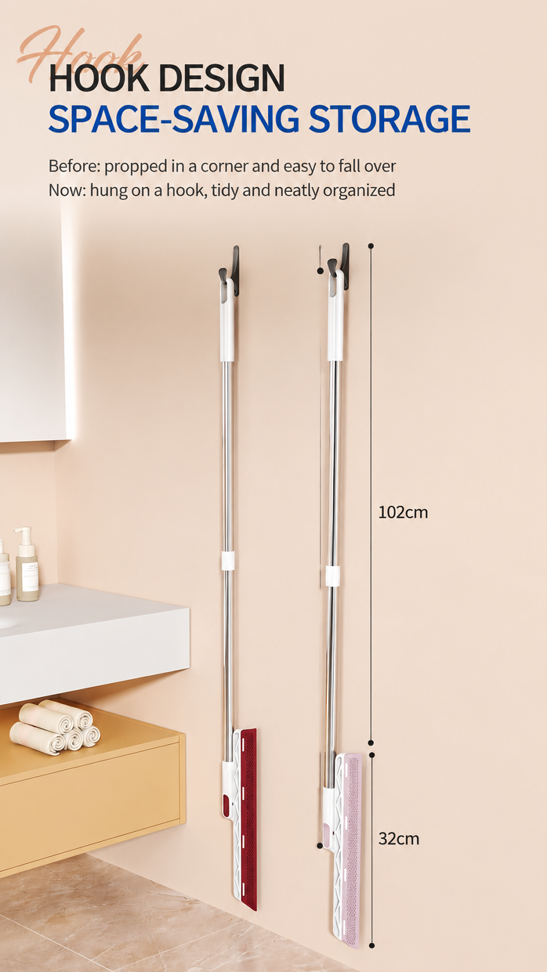 Multi-functional broom perfect for household cleaning