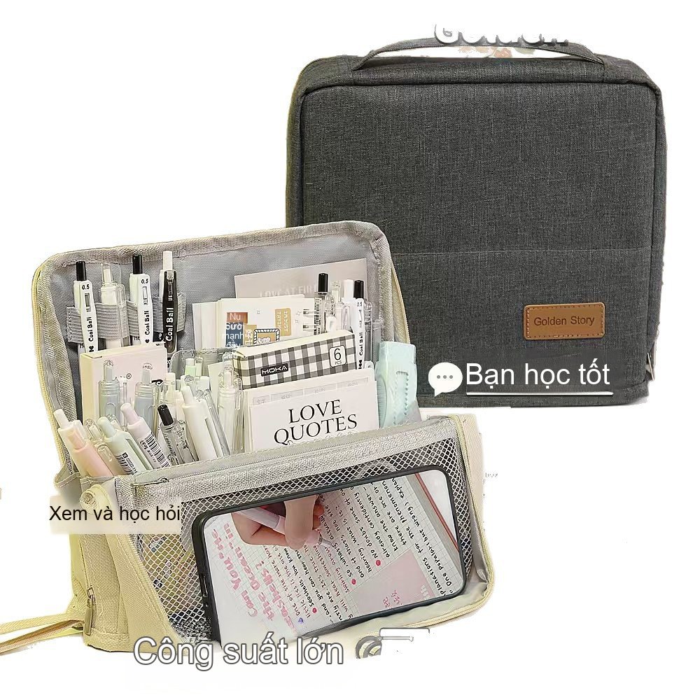 Hộp đựng bút chì và túi đựng đồ không thể thiếu khi bắt đầu năm học mới