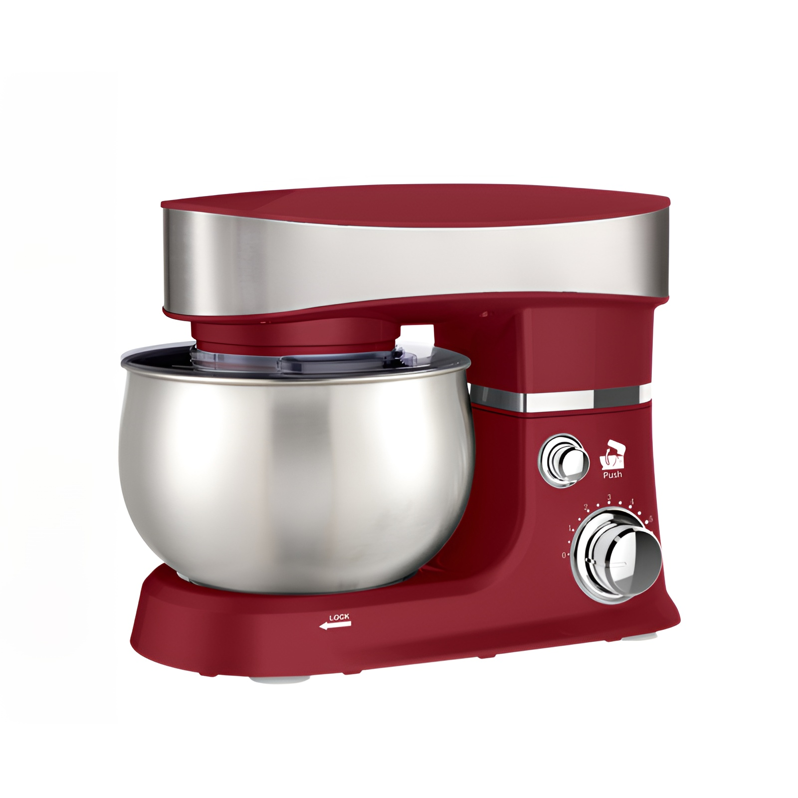 5.5L Large Capacity Multi-functional Mixer, Dough Kneading, Whisking, and Blending All-in-One