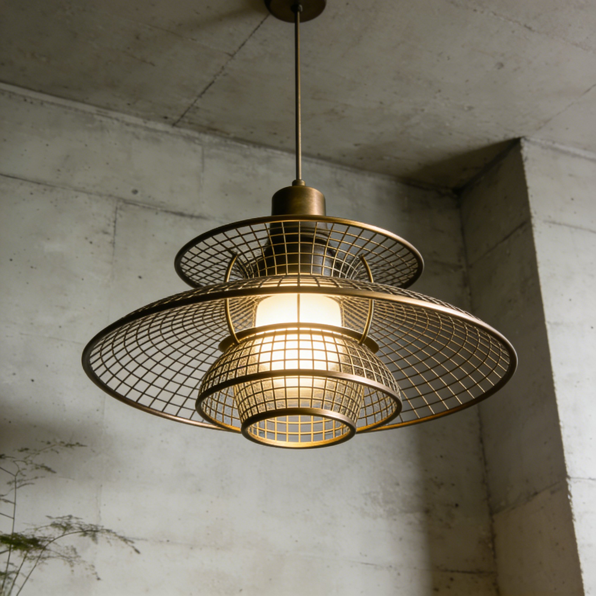 ヴィンテージ風レトロ吊り灯