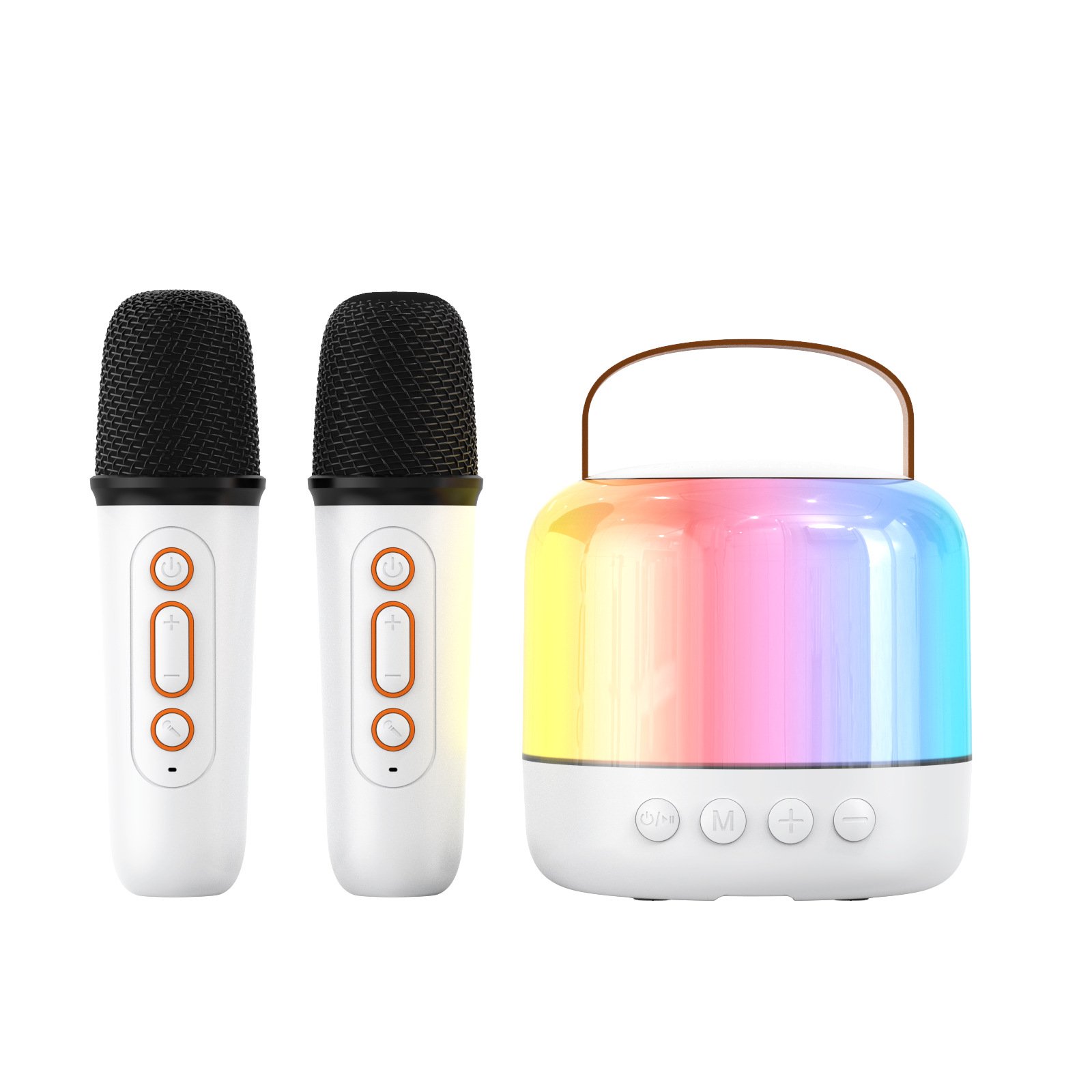 Altavoz portátil con micrófono integrado para karaoke infantil y al aire libre
