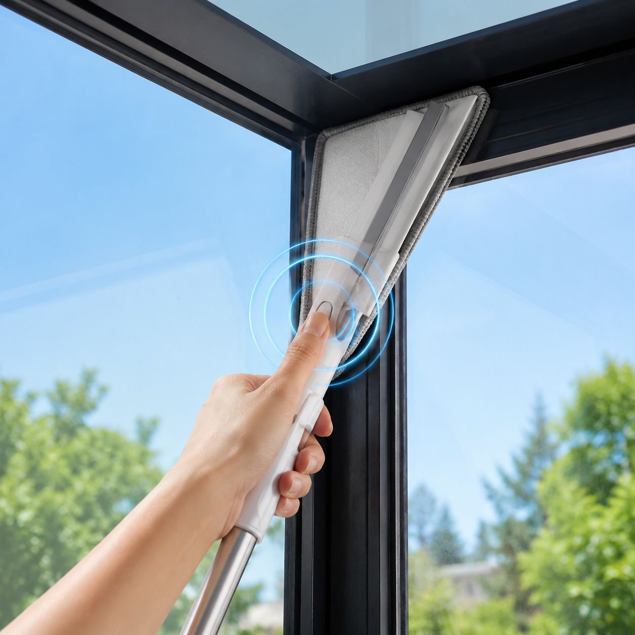 Multi-purpose cleaning tools for windows and tiles