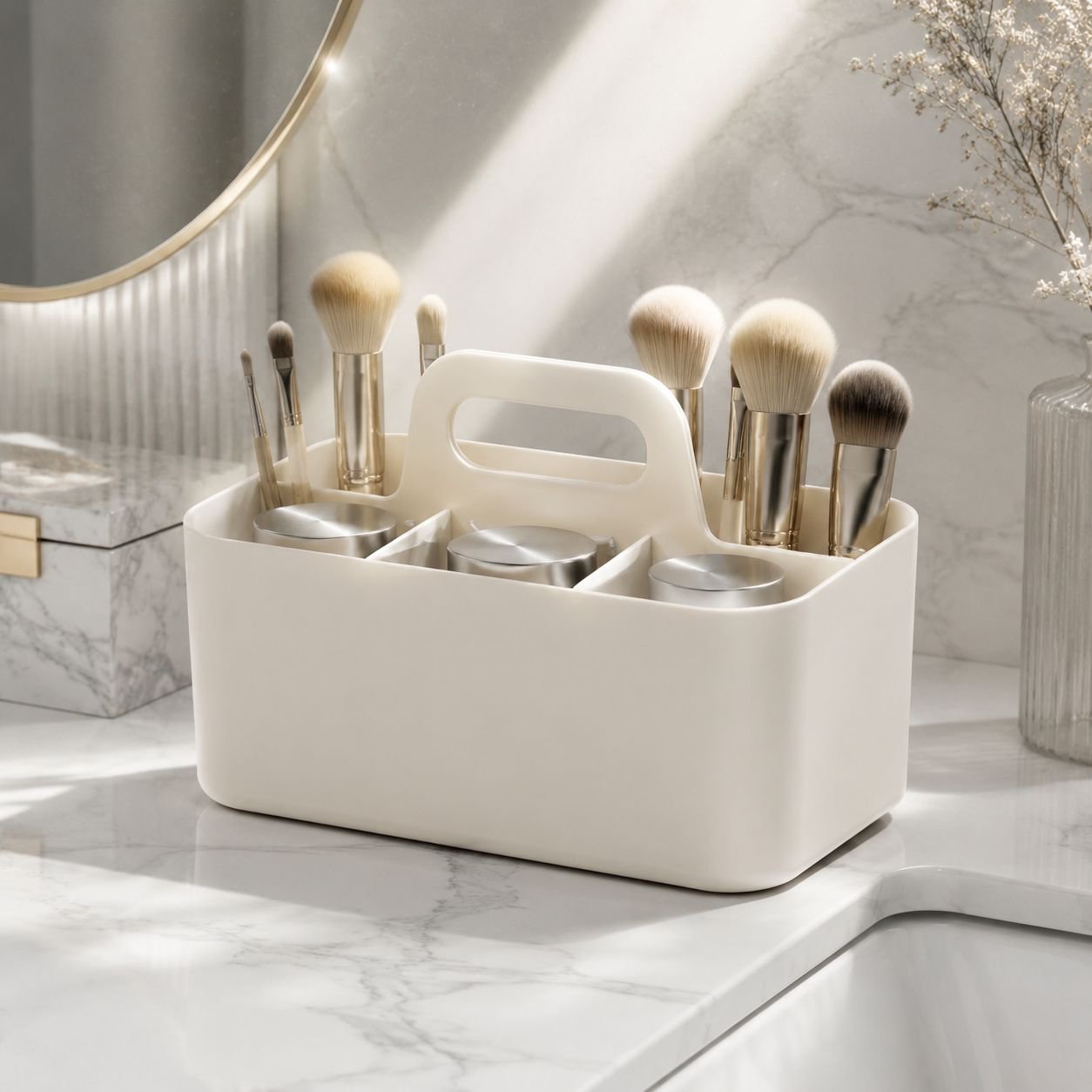 Portable thickened stackable storage organizer