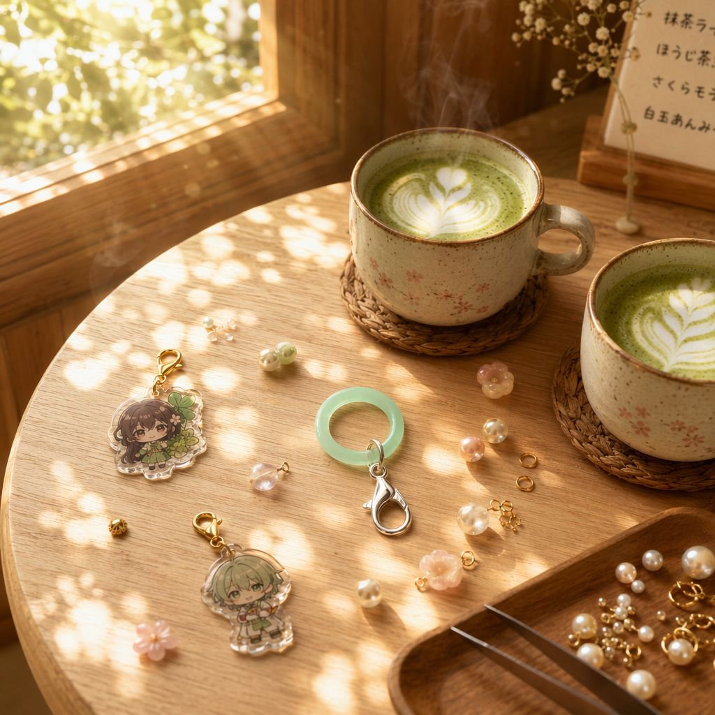 シンプルで上品な手作りバッグアクセサリー