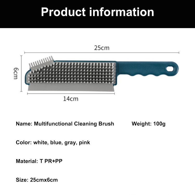 Durable bristles of multifunctional cleaning brush