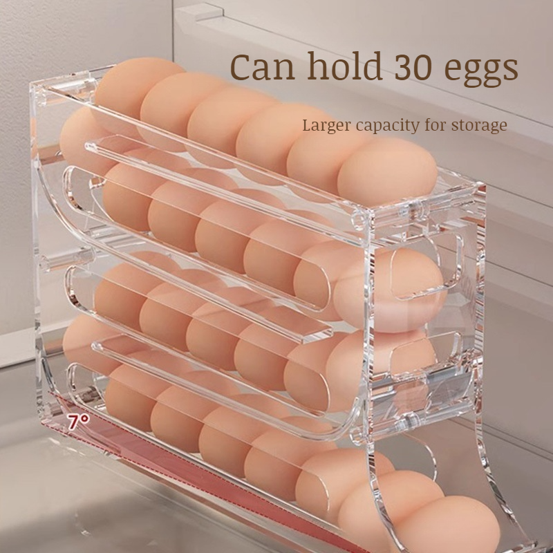 Rolling Refrigerator Egg Organiser