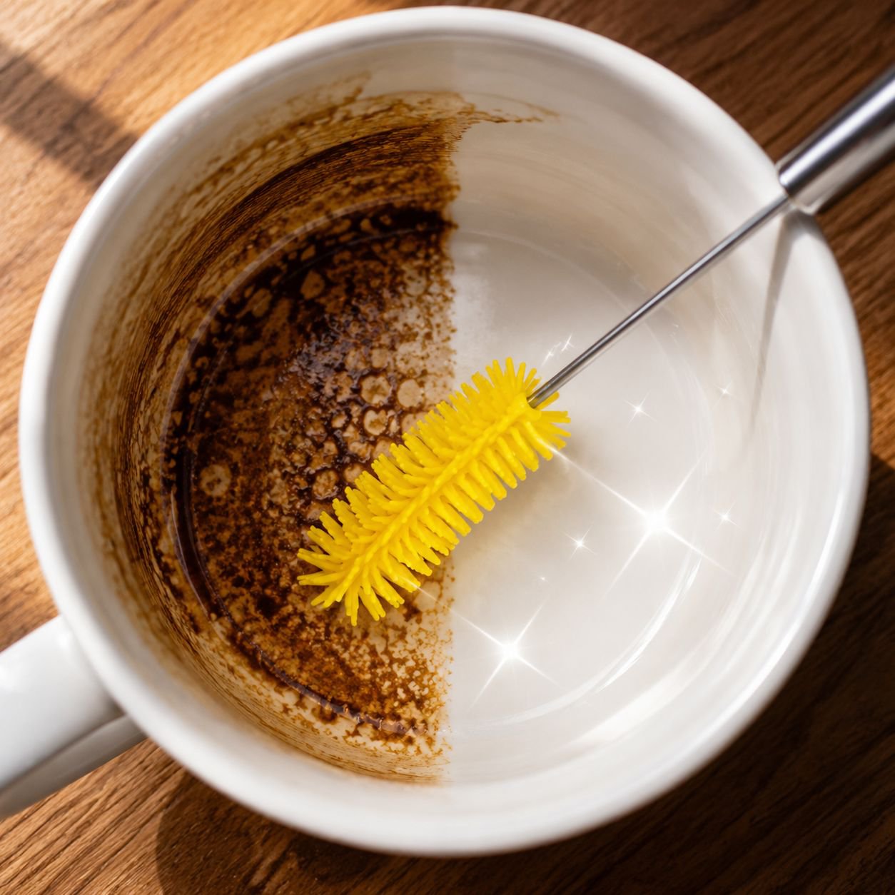 Durable stainless steel bristles for deep cleaning