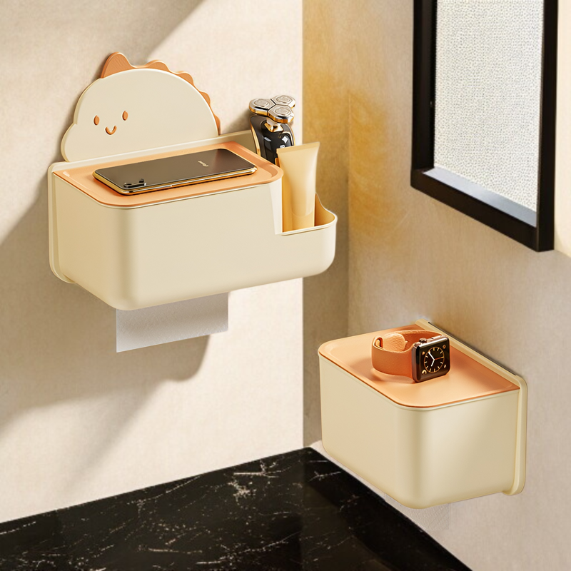 漫画デザインのトイレットペーパーボックス壁掛けタイプ