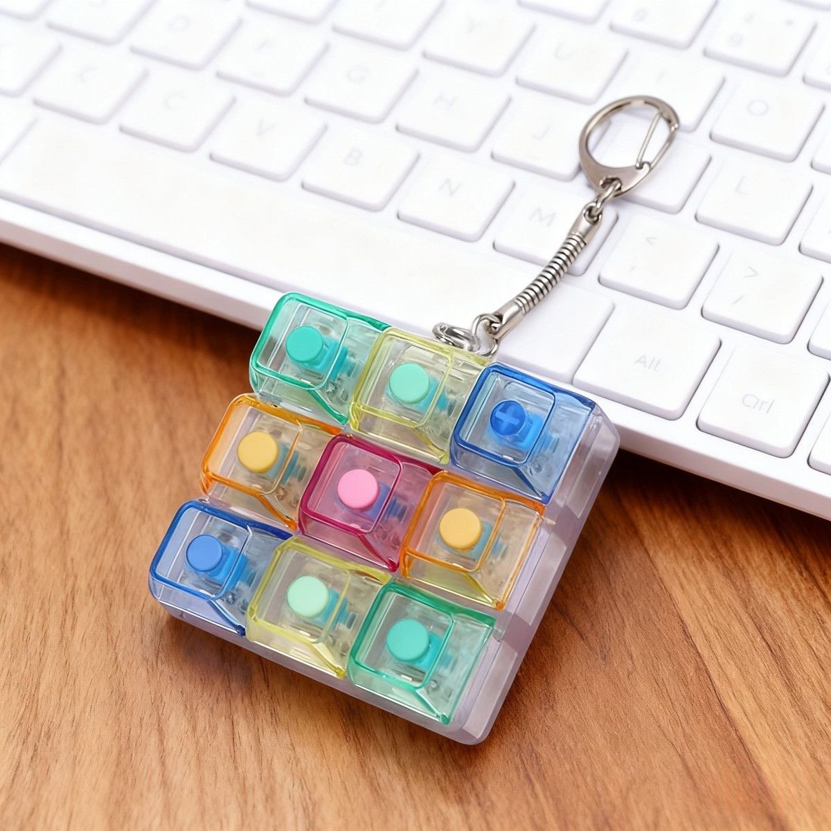 Transparent Press Pendant