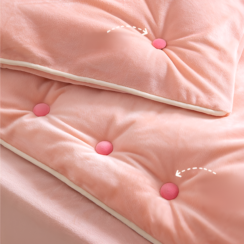 กระดุมล็อคผ้านวมแบบไม่ทิ้งรอย