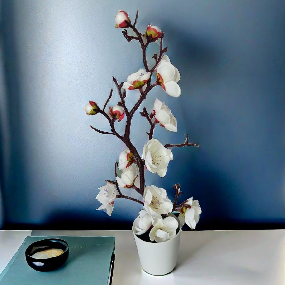 Plum Blossom Bonsai, Fake Flowers, Dried Flowers, Flower Arrangement