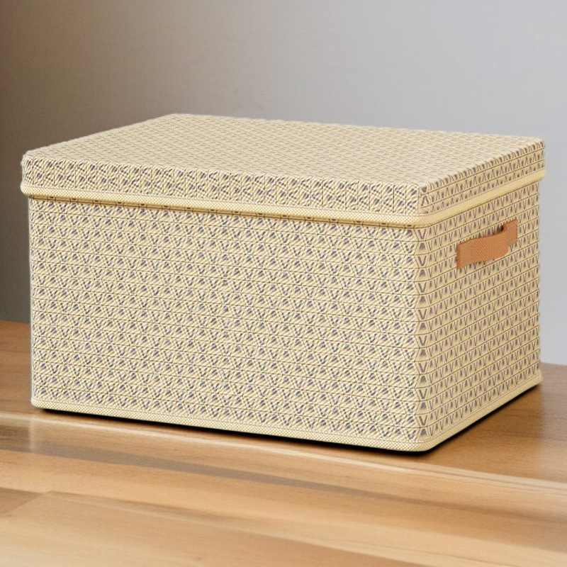 صندوق تخزين بلاستيك مع غطاء متين