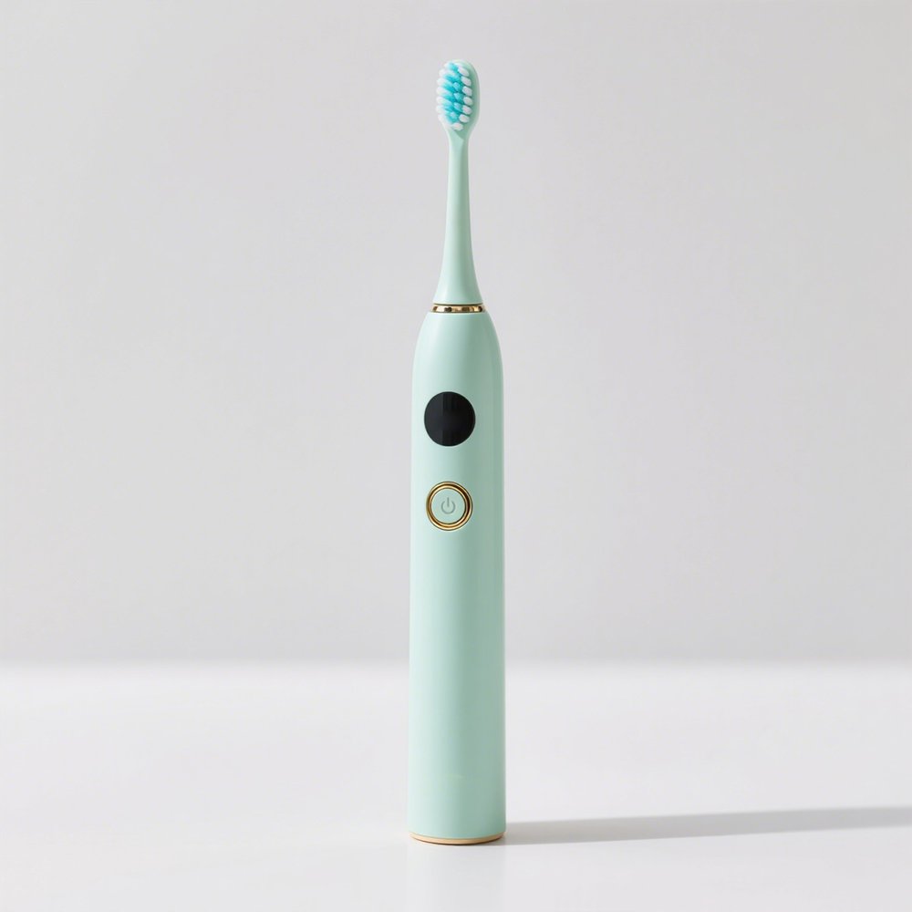 Čistý polymerový elektrický zubní kartáček