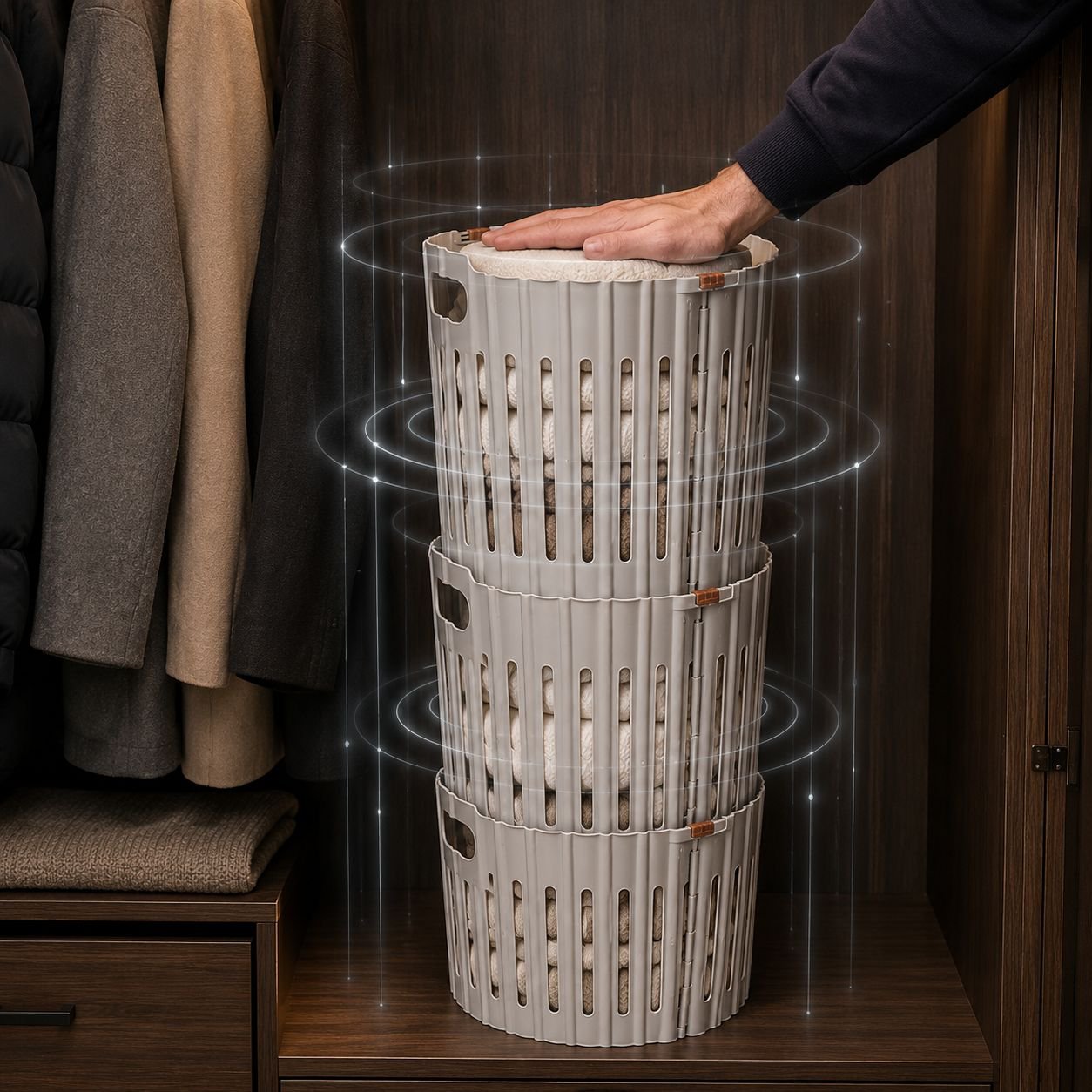 Portable Foldable Laundry Basket for Home