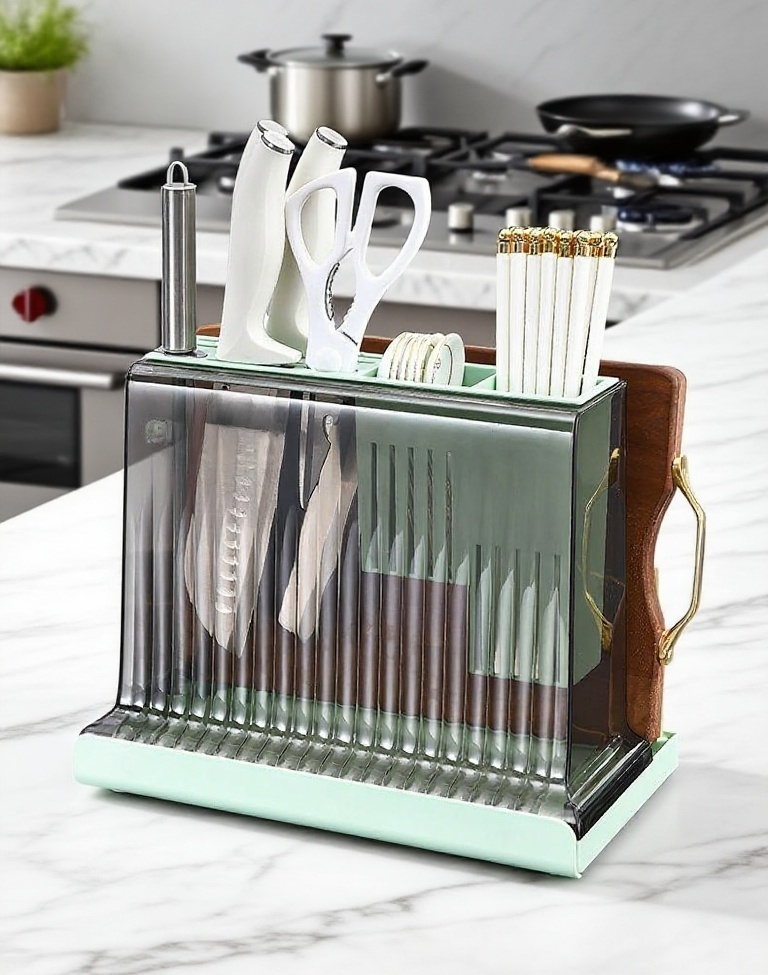 다기능 젓가락 칼 수납대 전체 모습