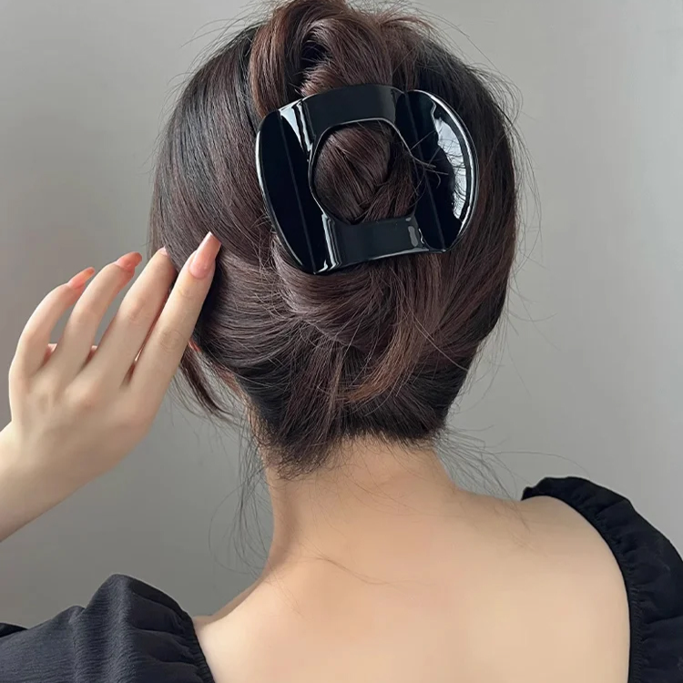 Pinza para el pelo rectangular