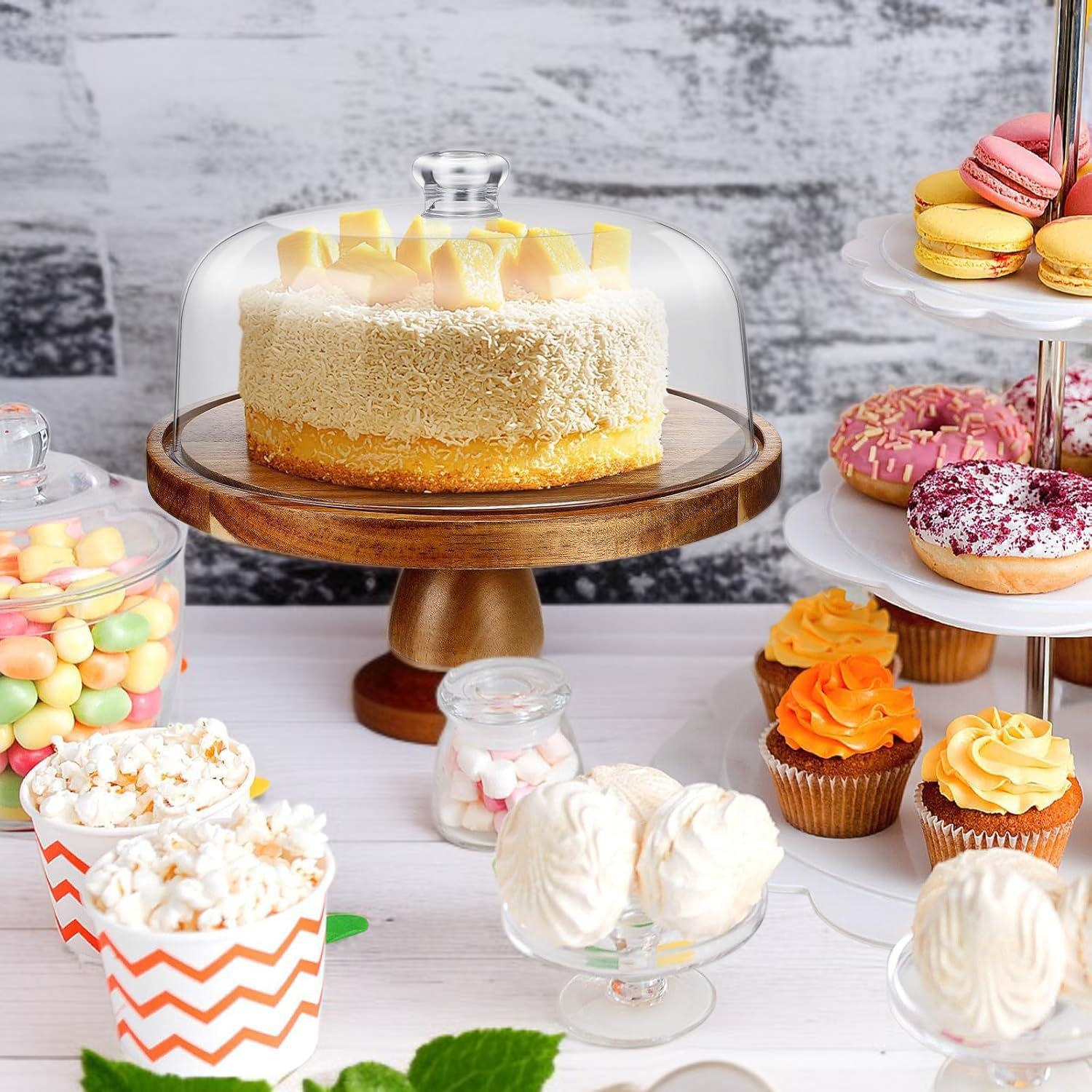 실목 원형 케이크 베이스 정면 이미지