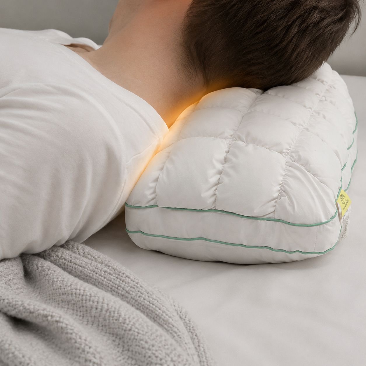 Travel neck pillow with adjustable strap and pineapple design