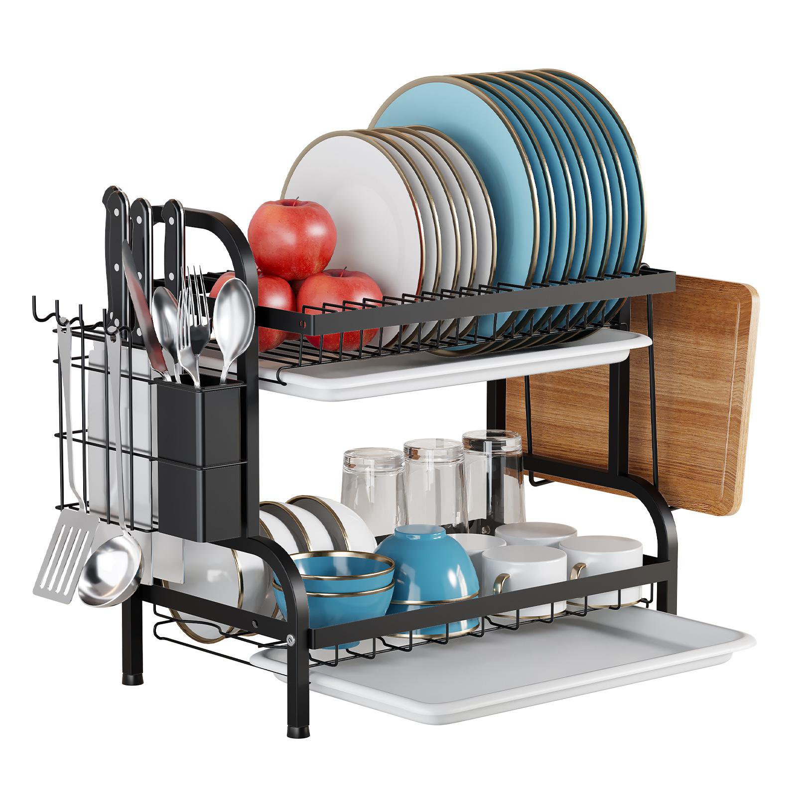 Multi-layer kitchen dish rack