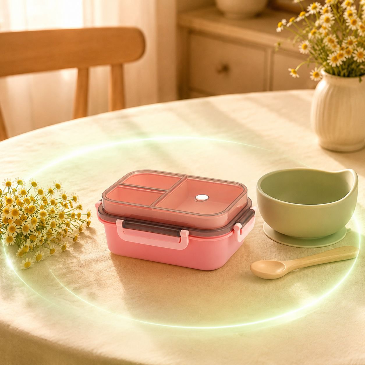 Lunchbox für Pendler mit auslaufsicherem Design