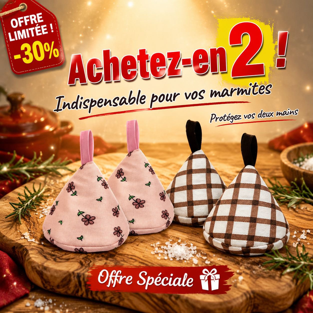 Protège-poignée en fonte émaillée et casserole, manchon isolant anti-chaleur