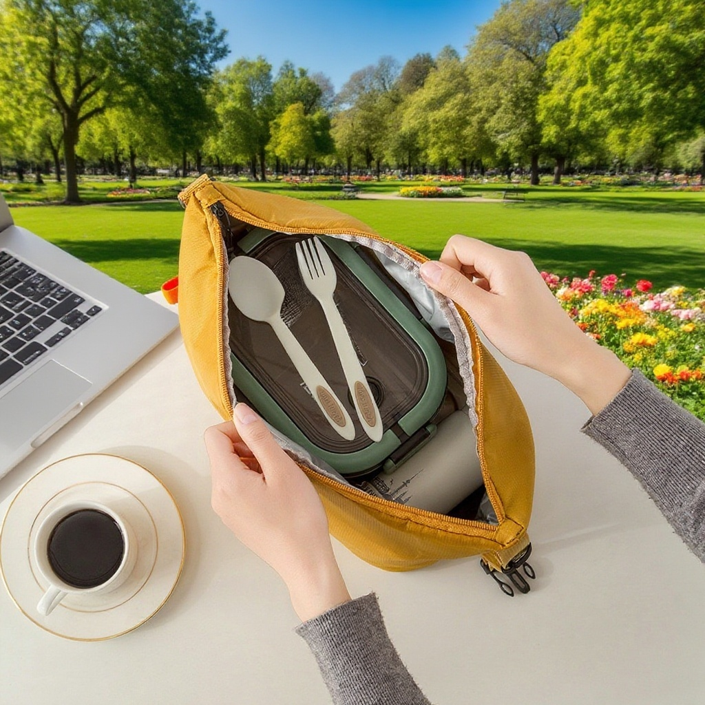 Termoizolační měkký obědový box, přenosný, módní design