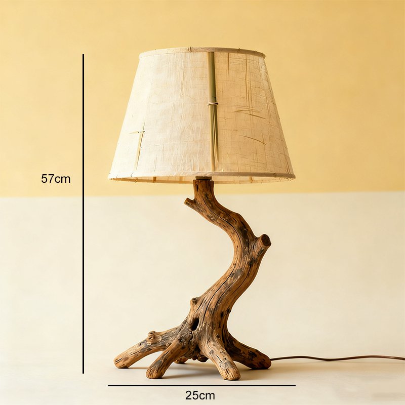 インテリアに映えるナチュラル枯枝風テーブルライト