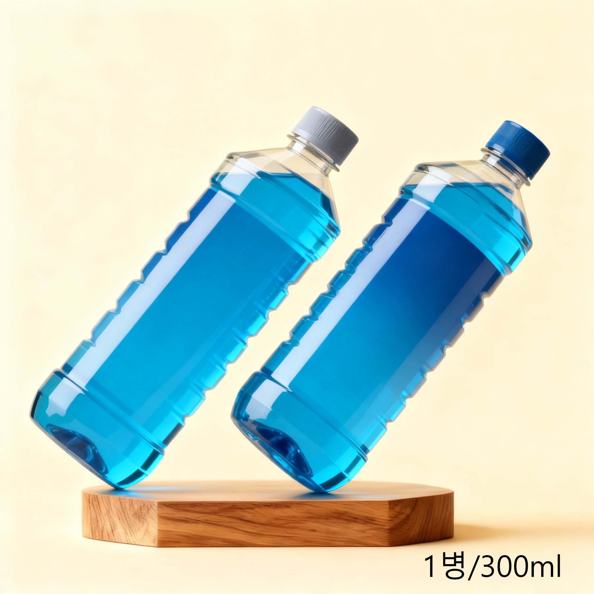 차량 앞유리 깨끗하게 세정하는 모습