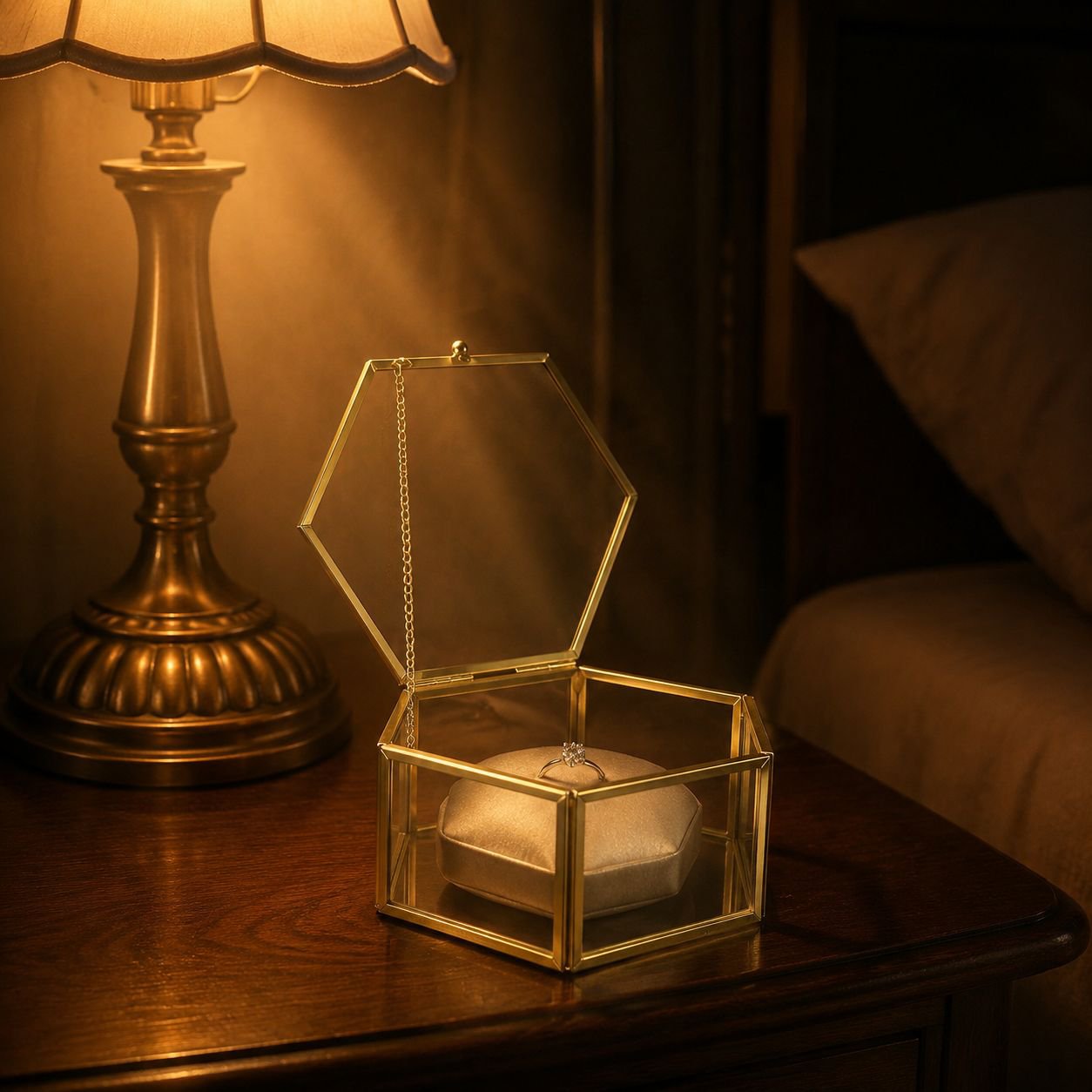 Chic jewelry display box for accessories