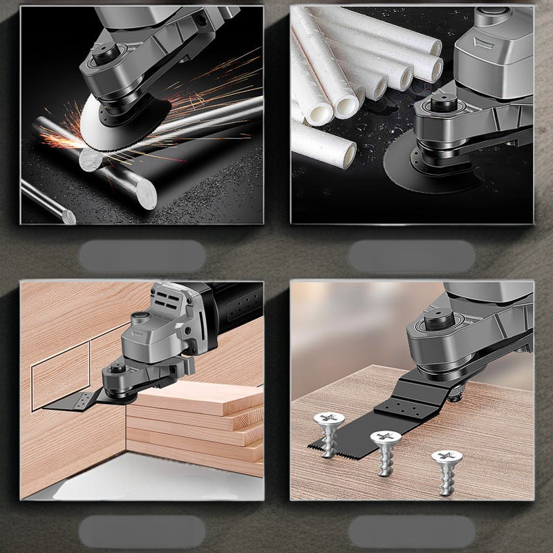 절단기 헤드 부분 확대 사진