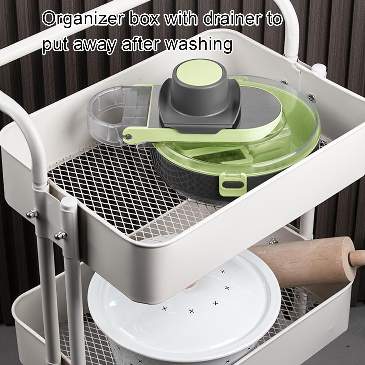 10-in-1 Vegetable Chopper with Drain Basket