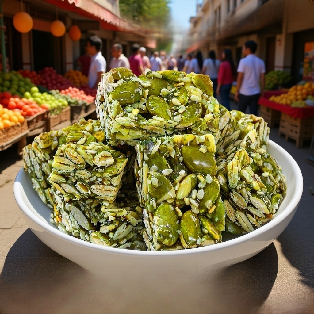 自然な甘みが特徴のパンプキンシードクリスプ