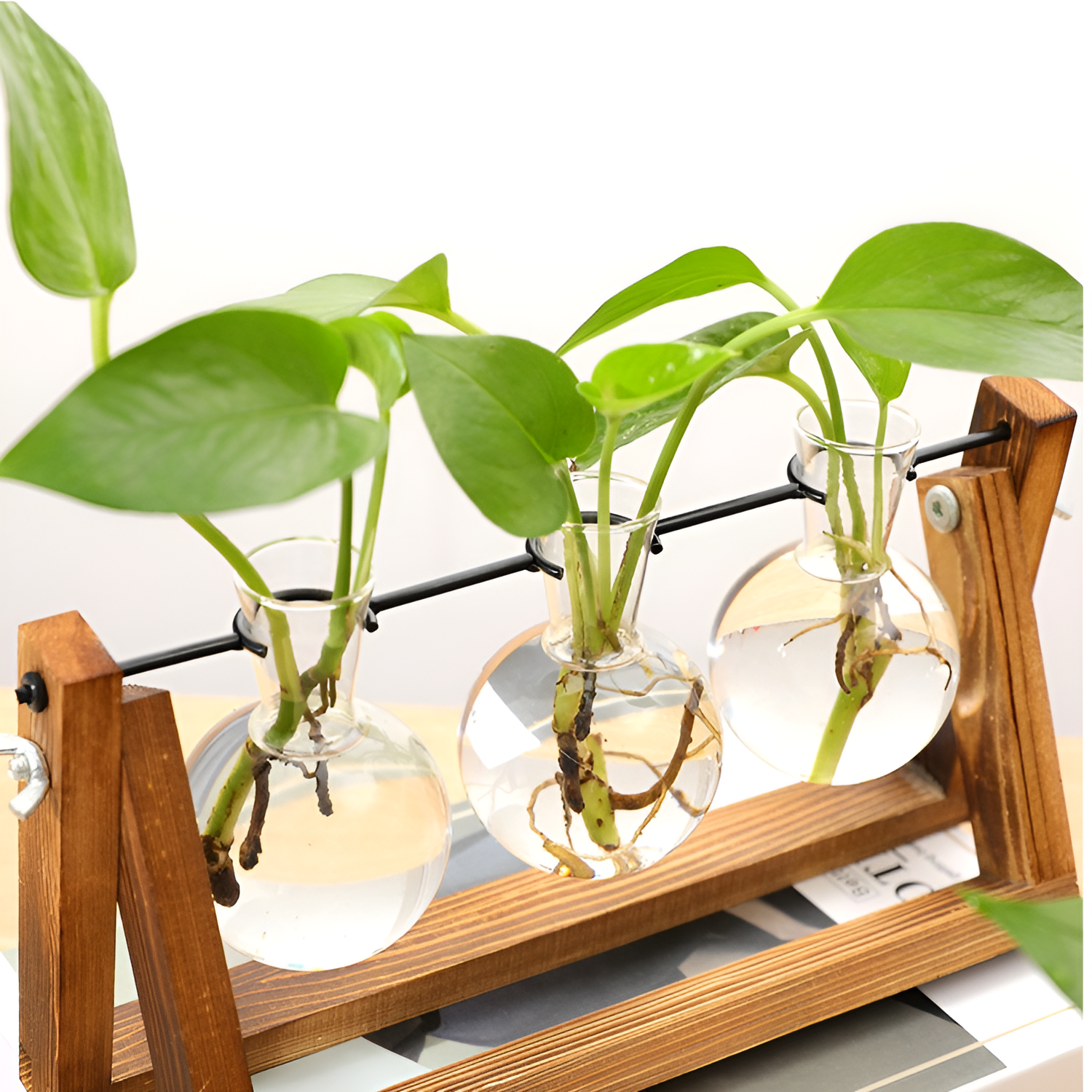 Vase pour fleurs séchées, objet décoratif créatif pour embellir le bureau