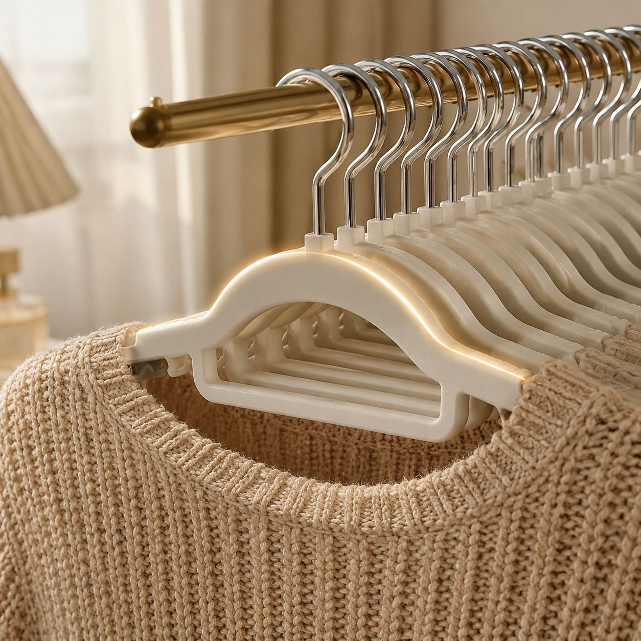 Colorful Non-Slip Plastic Hanger, Household Dual-Use Clothes Organizer