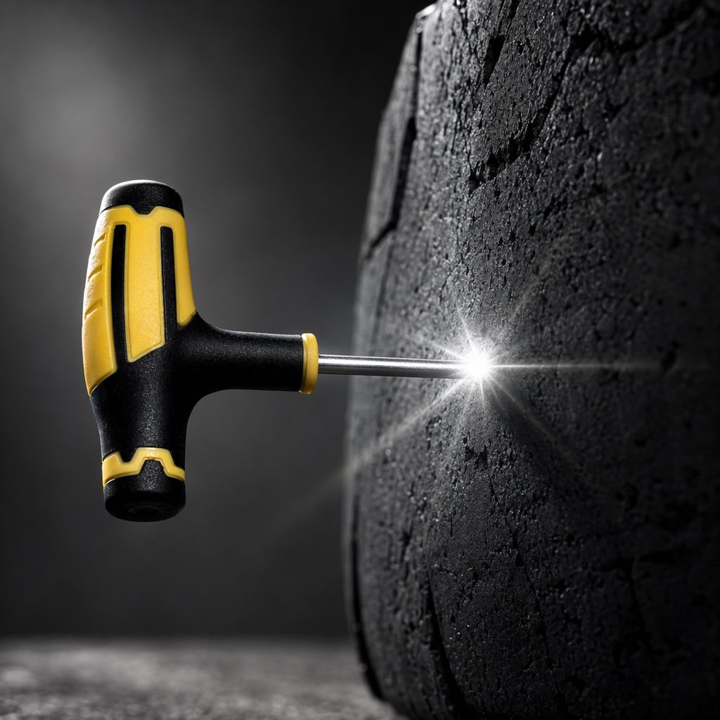 Auto Reifenreparaturset, speziell für Limousinen und schlauchlose Reifen