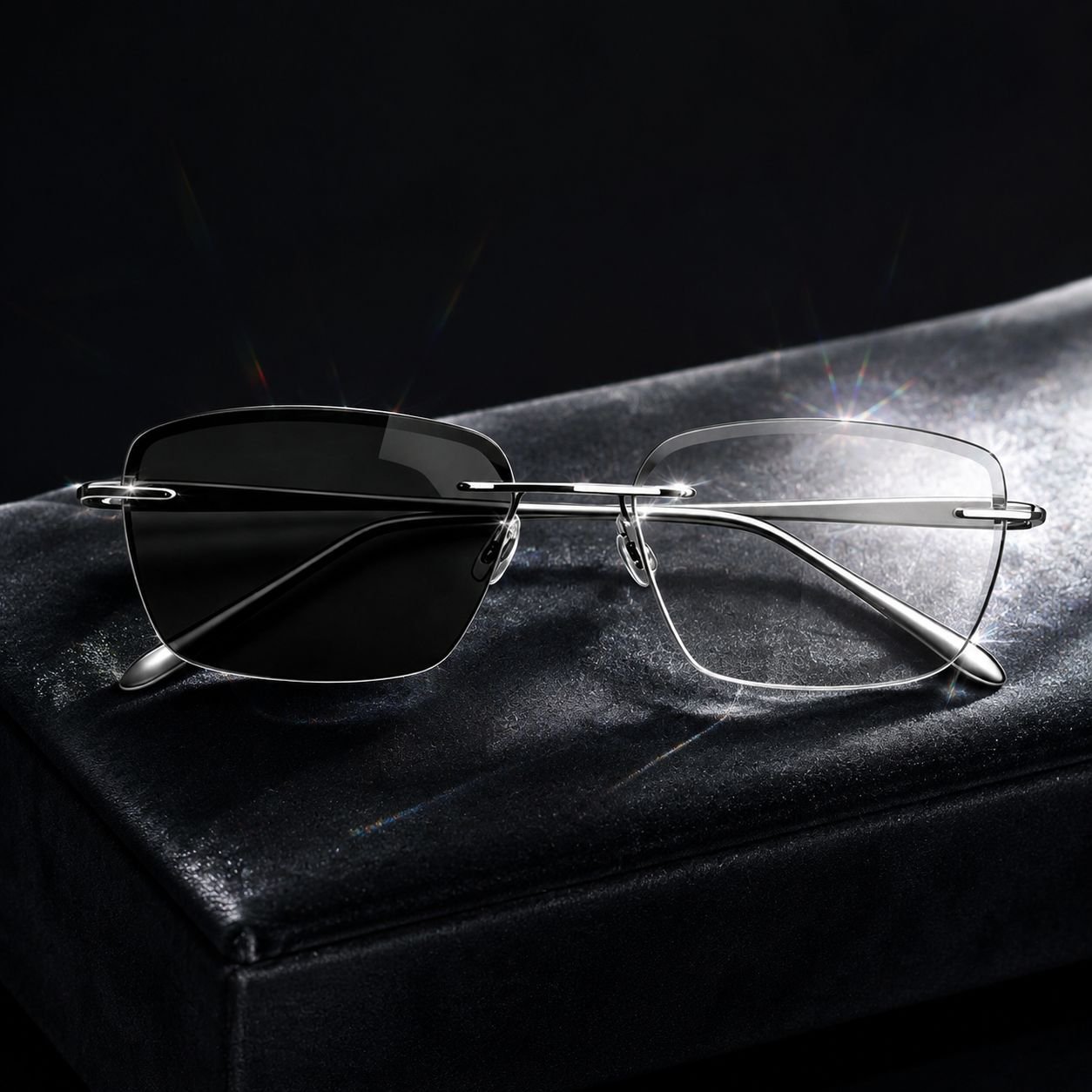 Intelligente Zoom-Lesebrille mit Diamantschliff, komfortabel