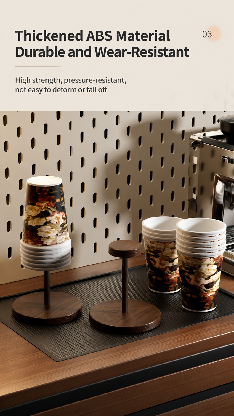 Countertop paper cup holder for kitchen or office use