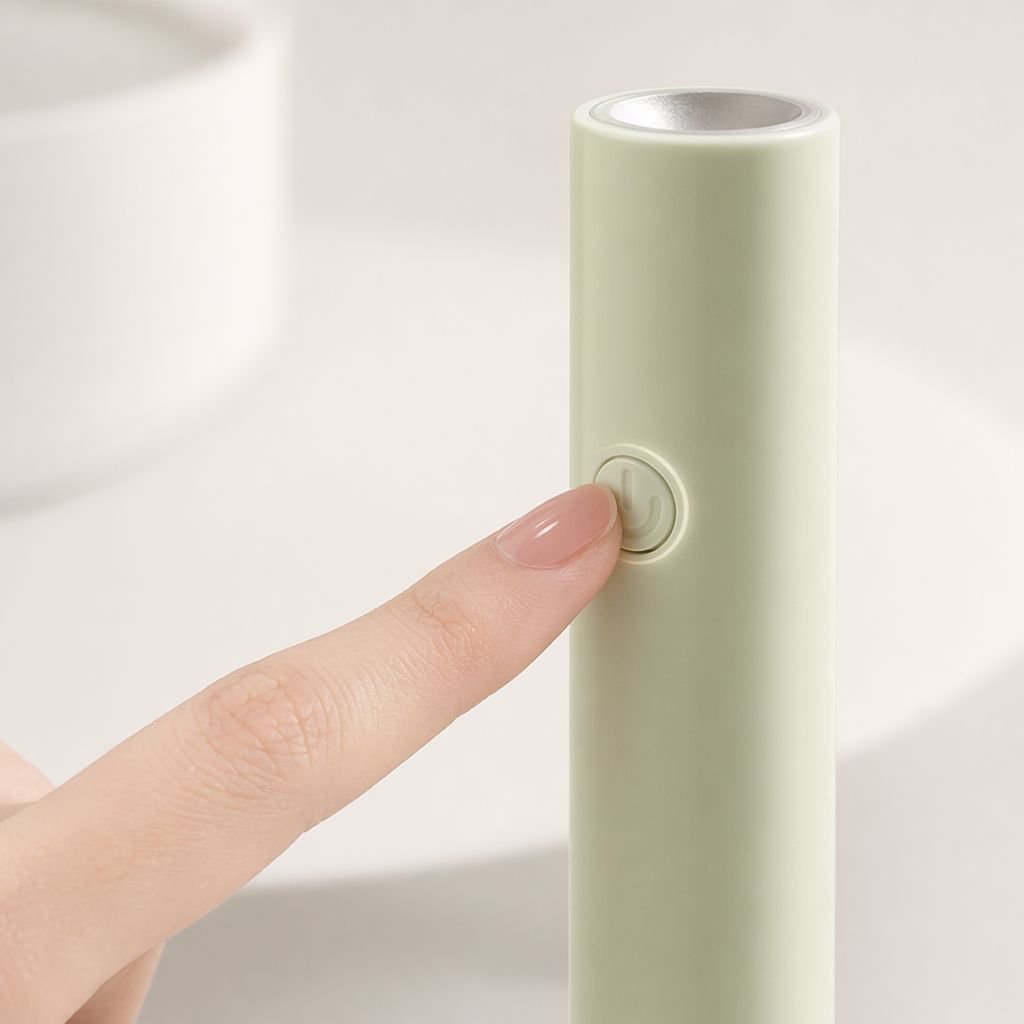 ジェルネイル硬化中の使用例